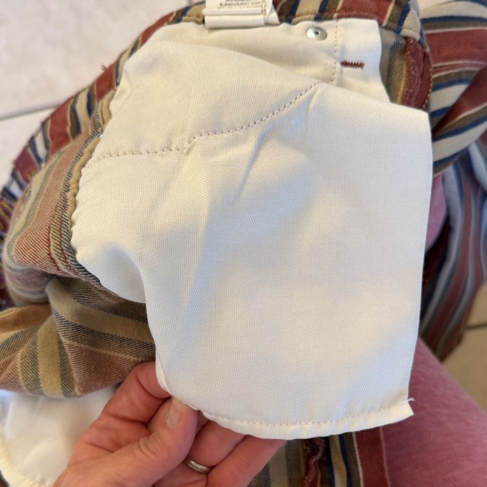 Wrangler x Lainey Wilson bell bottom striped pants - Picture 8 of 9